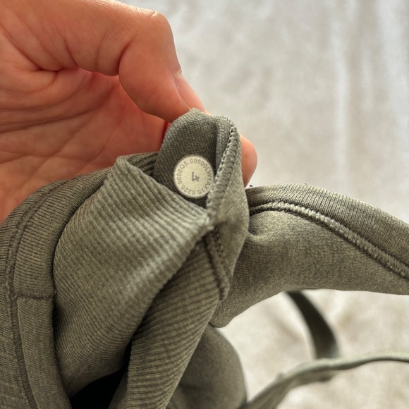 Lululemon Ebb to Street Tank Top | Grey Sage | Size 4 - Picture 3 of 3